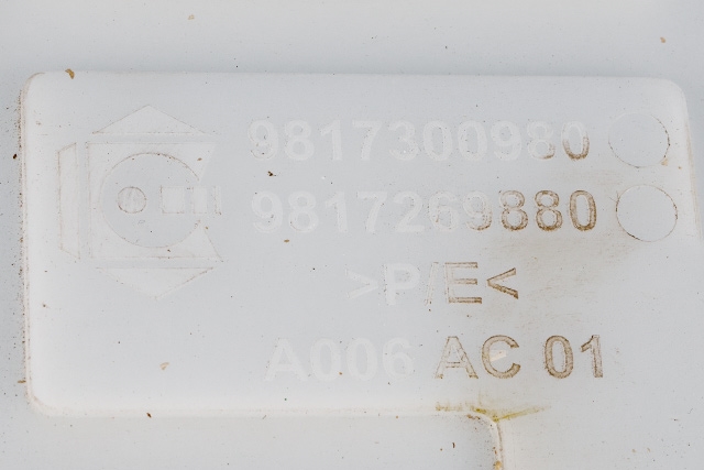 Spylertank foran til Citroën Berlingo 2019-->> (Type III) (CITROEN|98 173009 80|)