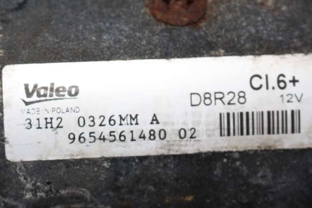 Starter diesel til Peugeot 308 2011-2013 (Type I, Fase 2) (VALEO|D8R28|96 545614 80|)