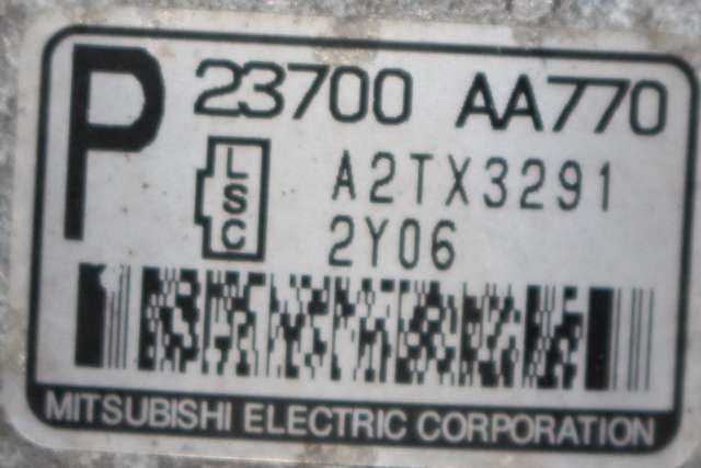 Dynamo til Subaru Forester 2013-2019 (Type IV)  (MITSUBISHI|A2TX3291|23700-AA770. 14 VOLT - 130 AMP|)