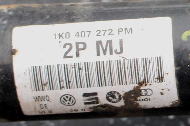 Drivaksel høyre foran, diesel/automat til Škoda Octavia 2009-2013 (Type II, Fase 2) (VAG|1K0 407 272 PM|)
