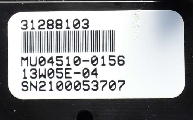 Bilstereo betjeningspanel til Volvo V40 2012-2019  (VOLVO|31288103|)