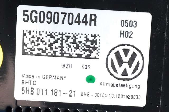 Varmeapparat betjening til VW Golf VII 2012-2017 (Fase 1)  (VAG|5G0 907 044 R|)