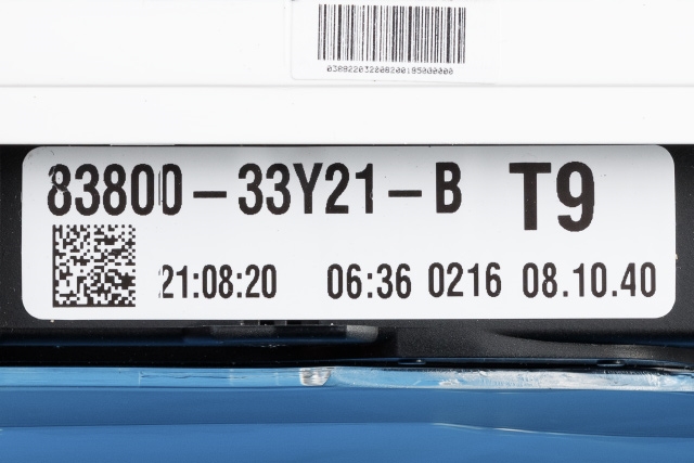 Instrumentpanel til Toyota Camry 2019-->>  (TOYOTA|83800-33Y21-B|)