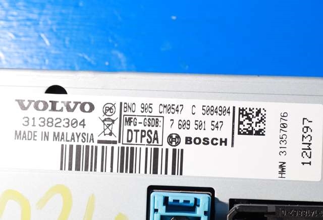 Bilstereo navigasjon skjerm til Volvo V40 2012-2019 (VOLVO|31382304|)