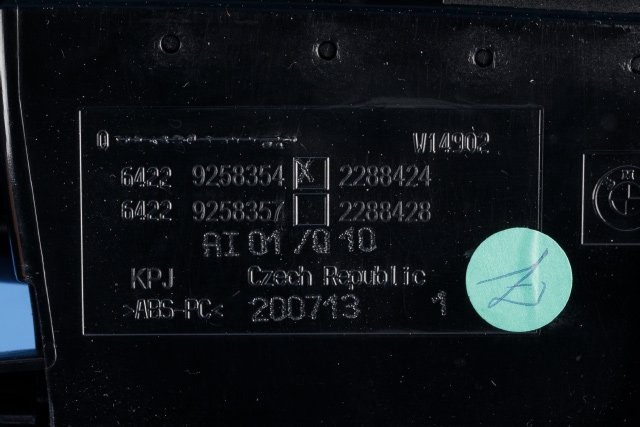 Dashbord friskluftdyse midtkonsoll til BMW X1 2009-2015 (E84) (E84)