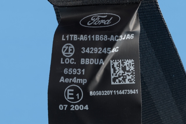 Sikkerhetsbelte bak høyre til Ford Puma 2019-->>