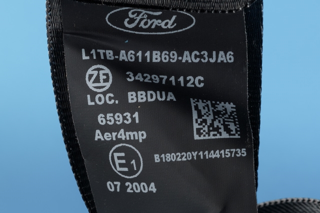 Sikkerhetsbelte bak venstre til Ford Puma 2019-->>