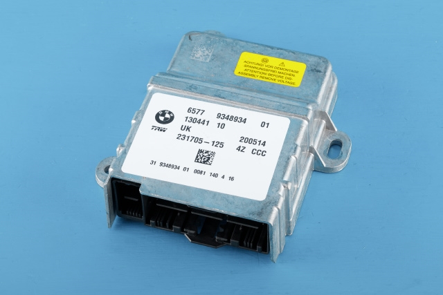 Styreenhet airbag hovedsensor til BMW i3, 2013-2022 (BMW|65.77-9 348 934)