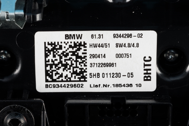 Varmeapparat betjening til BMW i3 2013-2022 (HELLA|5HB 011 230-05|61.31-9 344 296|)