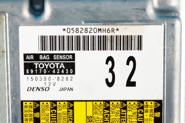 Styreenhet airbag hovedsensor til Toyota RAV4 2013-2015 (Type IV, Fase 1)  (DENSO|150300-8282|89170-42430|)