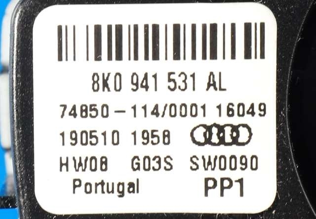 Bryter lys til Audi A4 2007-2014 (Type IV) (B8) (B8) (VAG|8K0 941 531 AL|)