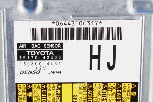 Styreenhet airbag hovedsensor til Toyota RAV4 2016-2019 (Type IV, Fase 2) (DENSO|150800-4431|89170-42400|)