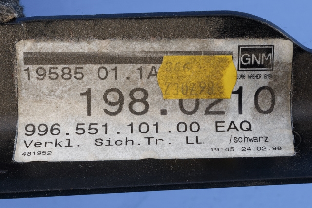 Dashbord diverse til Porsche 911 1998-2005 (996) (996) (PORSCHE|996.551.101.00|)
