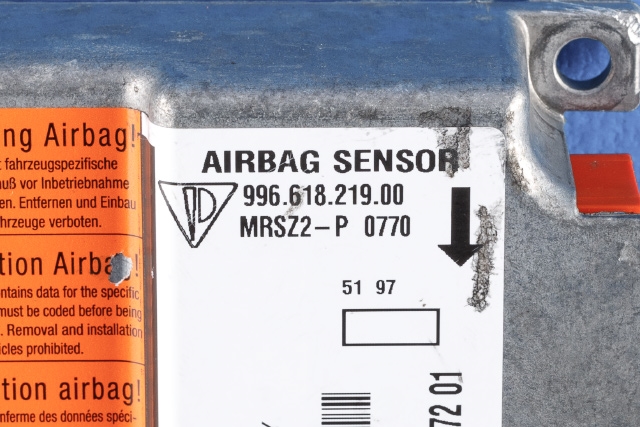 Styreenhet airbag hovedsensor til Porsche 911 1998-2005 (996) (996) (PORSCHE|996.618.219.00|)