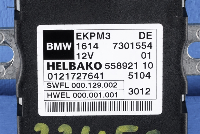 Styreenhet drivstoffpumpe til BMW 3-Serie 2012-2018 (F30/F31/F34) (F30/F31/F34) (BMW|16.14-7 301 554|)