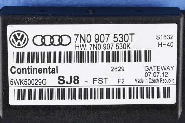 Styreenhet diverse til VW Touran 2010-2015 (Type I, Fase 3) (VAG|7N0 907 530 T|)