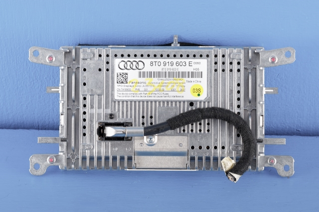 Bilstereo navigasjon skjerm til Audi A4 2007-2014 (Type IV) (B8) (B8) (VAG|8T0 919 603 E|)