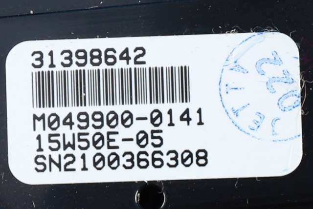 Bilstereo navigasjon betjeningspanel til Volvo V40 2012-2019  (VOLVO|31398642|)