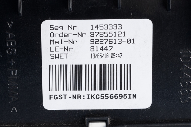 Instrumentpanel til BMW 5-Serie 2010-2017 (F10/F11) (F10/F11) (BMW|9 227 613|)