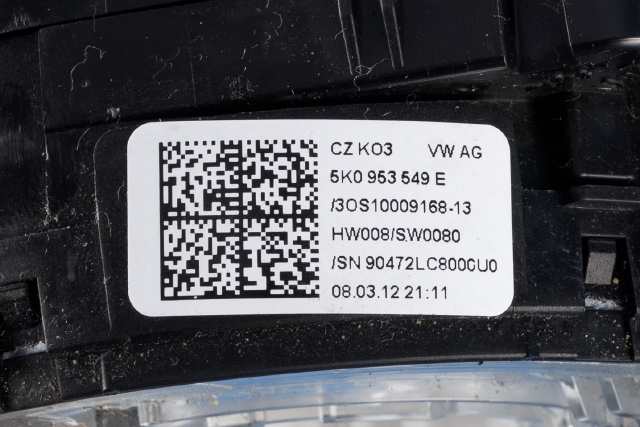 Bryter combi til VW Golf VI 2008-2012 (VAG|5K0 953 507 BC|)