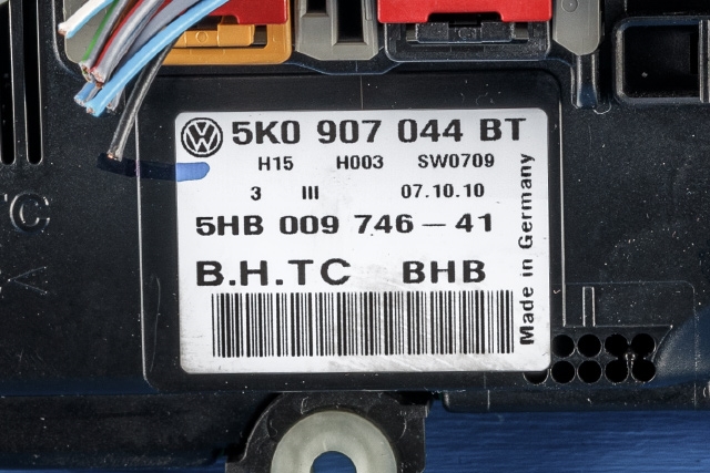 Varmeapparat betjening til VW Golf VI 2008-2012  (HELLA|5HB 009 746-41|5K0 907 044 BT|)