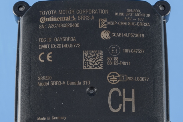 Sensor blindsone til Toyota C-HR 2016-->> (TOYOTA|88162-F4011|)