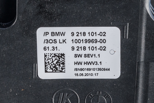 Girstang/girvelger automat til BMW 5-Serie 2010-2017 (F10/F11) (F10/F11) (BMW|9 218 101|)
