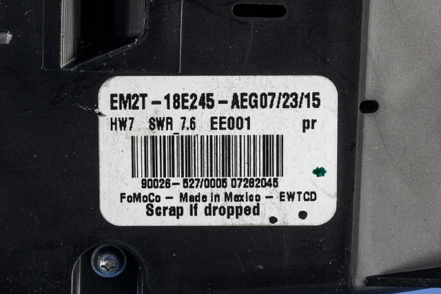 Varmeapparat betjening til Ford S-Max 2015-->> (Type II)  (FORD|EM2T-18E245-AEG|)