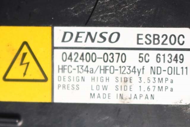 Aircondition kompressor hybrid til Toyota C-HR 2016-->> (DENSO|042400-0370|)