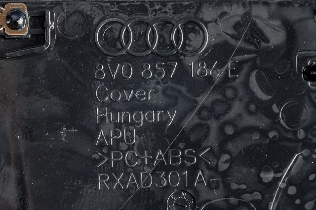 Dashbord diverse til Audi A3 2016-2020 (Type III, Fase 2) (VAG|8V0 857 186 E|)