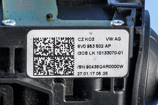 Bryter combi til Audi A3 2016-2020 (Type III, Fase 2)  (VAG|8V0 953 521 HH|)
