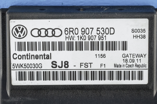Styreenhet diverse til VW Polo 2009-2014 (Type V, Fase 1) (CONTINENTL|5WK5 0030 G|6R0 907 530 D|)