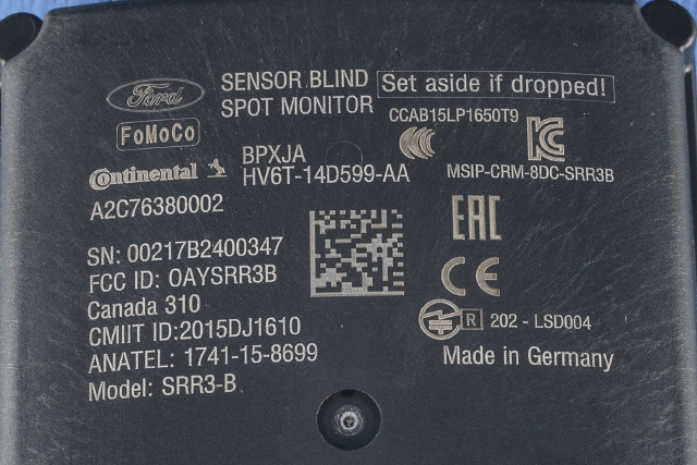 Sensor blindsone til Ford Kuga 2013-2019 (FORD|HV6T-14D599-AA|)