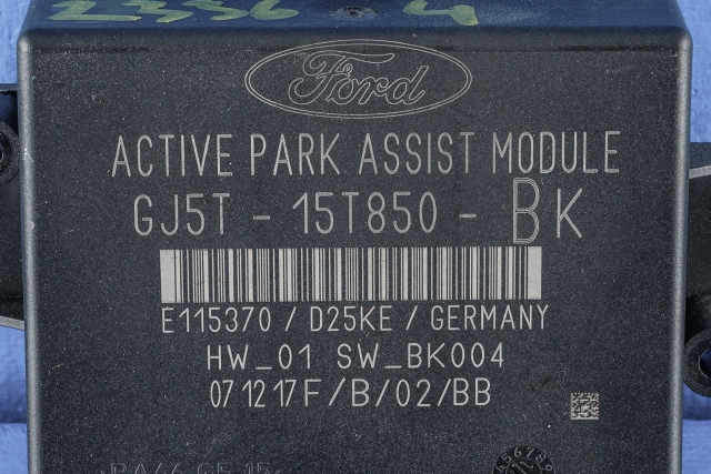 Styreenhet parkering til Ford Kuga 2013-2019  (FORD|GJ5T-15T850-BK|)
