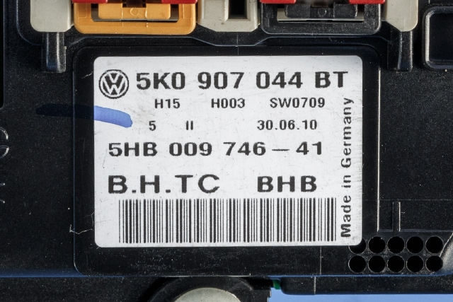Varmeapparat betjening til VW Golf VI 2008-2012  (HELLA|5HB 009 746-41|5K0 907 044 BT|)