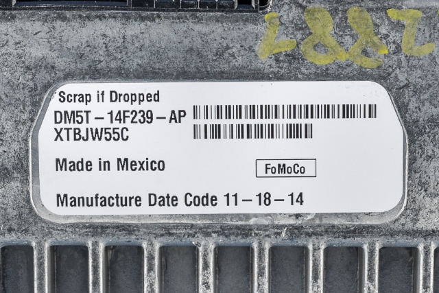 Bilstereo navigasjon skjerm til Ford Focus 2014-2018 (Type III, Fase 2)  (FORD|BM5T-18B955-FE|)