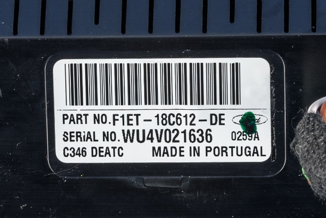 Varmeapparat betjening til Ford Focus 2014-2018 (Type III, Fase 2)  (FORD|F1ET-18C612-DE|)