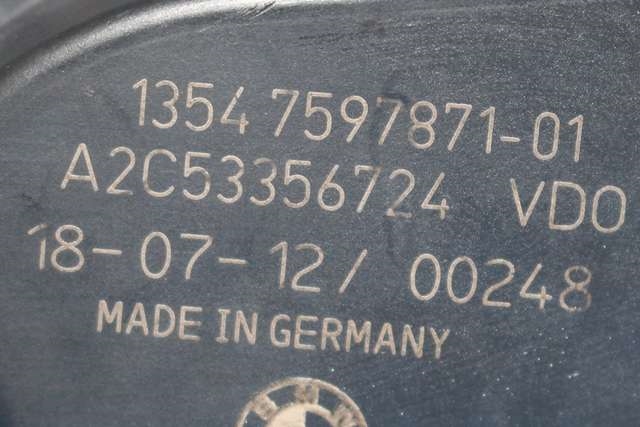 Spjeldhus til BMW 3-Serie 2012-2018 (F30/F31/F34) (F30/F31/F34) (VDO|A2C53356724|13.54-7 597 871|)