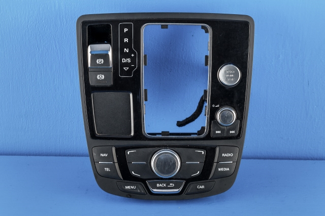 Bilstereo navigasjon betjeningspanel til Audi A7, 2010-2014 (Type I, Fase 1)  (VAG|4G1 919 612 L)