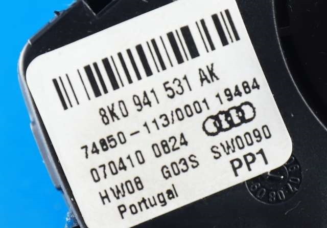 Bryter lys til Audi Q5 2008-2012 (Type I, Fase 1) (VAG|8K0 941 531 AK|)