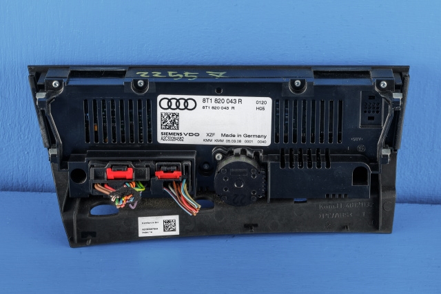 Varmeapparat betjening til Audi A4 2007-2014 (Type IV) (B8) (B8) (VAG|8T1 820 043 R|)