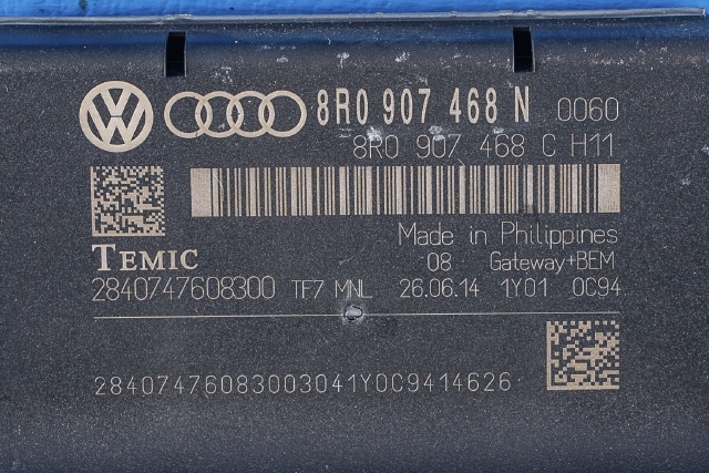Styreenhet diverse til Audi A4 2007-2014 (Type IV) (B8) (B8) (VAG|8R0 907 468 N|)