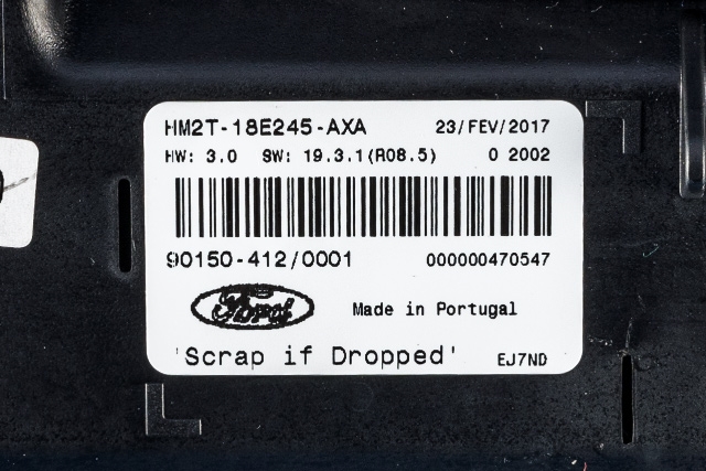 Varmeapparat betjening til Ford Edge 2016-2019  (FORD|HM2T-18E245-AXA|)
