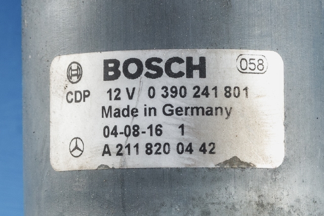 Viskermotor frontrute komplett m/overføring til Mercedes E-Klasse 2002-2006 (Fase 1) (W211) (W211) (MERCEDES|211 820 01 42|)