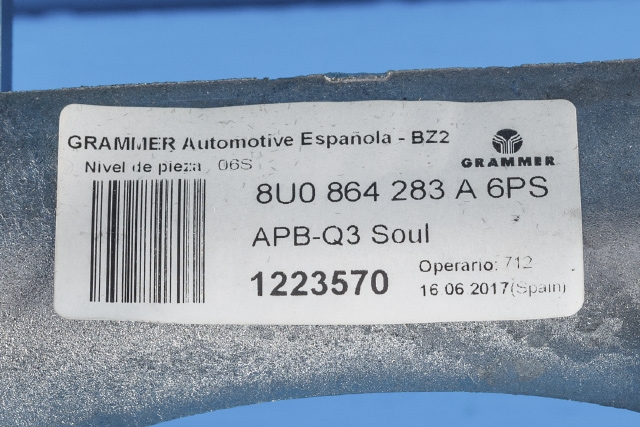 Midtarmlene foran til Audi Q3 2015-2018 (Type I, Fase 2) (VAG|8U0 864 283 A|)