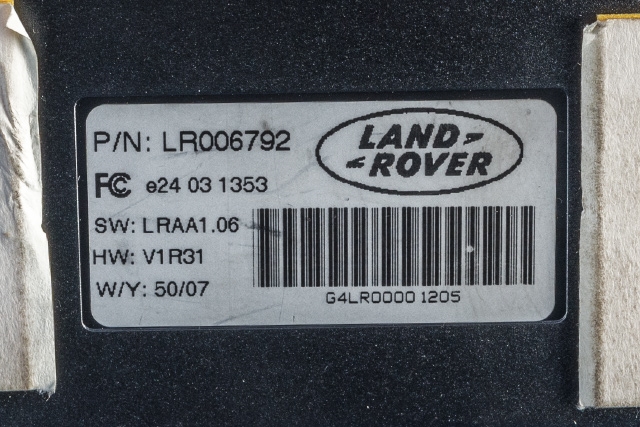 Bilstereo diverse til Land Rover Discovery 2005-2009 (Type III) (LAND ROVER|LR006792|)