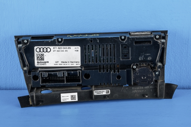 Varmeapparat betjening til Audi Q5 2008-2012 (Type I, Fase 1)  (VAG|8T1 820 043 AN|)