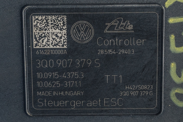 ABS sentral til VW Passat 2015-2019 (Fase 1) (B8) (B8) (VAG|3Q0 614 517 S|3Q0 907 379 S|)