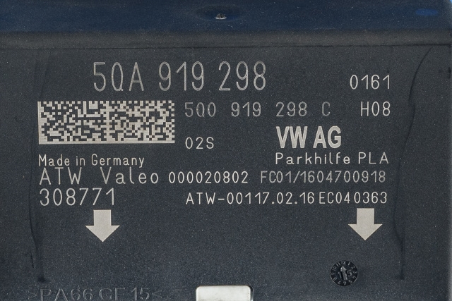 Styreenhet parkering til VW Passat 2015-2019 (Fase 1) (B8) (B8) (VAG|5QA 919 298|)
