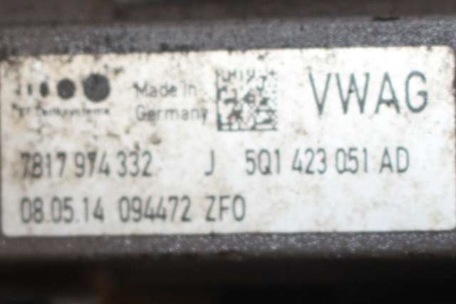 Tannstang elektrisk til Audi A3 2012-2016 (Type III, Fase 1)  (VAG|5Q1 423 051 AD|7802 277 765|)